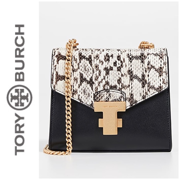 Tory Burch Handbags - Tory Burch Juliette Exotic Mini Bag EUC